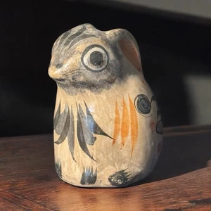 Vintage TONALA Keramik mexikanische VOLKSKUNST Hase SIGNIERT - Bild 1 von 12