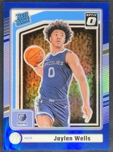 2024-25 Panini Donruss Optic Jaylen Wells RC Rated Rookie Blue /49 Color Match - Picture 1 of 2