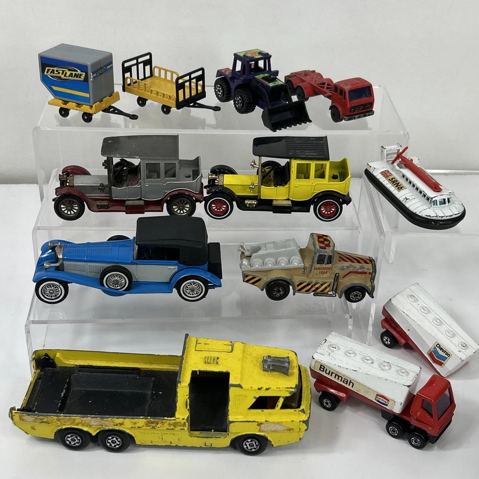 Lote Matchbox Antaño Mercedes Benz Rolls Royce Gas Tanker Chevron Hovercraft Foto 1 de 4