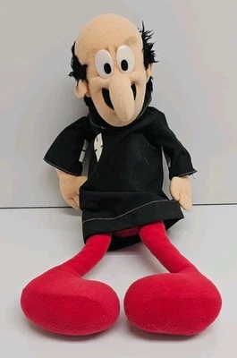 Peluche Peyo Wallace Berrie Los Pitufos Gargamel 1982 15" LEER Foto 1 de 2