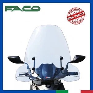 Parabrezza Paravento Completo di Attacchi per KYMCO AGILITY S 125 2022 FACO - Foto 1 di 3
