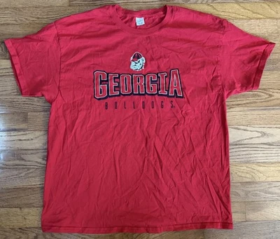 Georgia Bulldogs Hanes Red T-shirt Men's XL - Image 1 of 4
