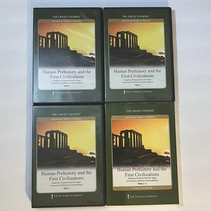 Great Courses Human prehistory and the first civilizations CD's and Guidebook - Imagen 1 de 2