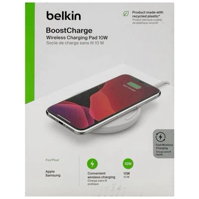 Almohadilla de Carga USB Inalámbrica Belkin Boost Charge 10W - Blanca (NUEVA/CAJA ABIERTA) Foto 1 de 3