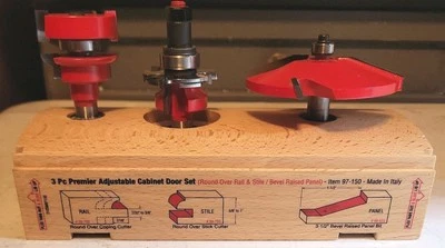 Juego de brocas ajustables Freud 97-150 Premier de 3 piezas vástago de 1/2 pulgada Foto 1 de 4