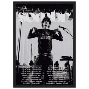 Sombr Poster, Sombr USA Tour Poster, Indie Music Poster, Music Poster No Frame - Picture 1 of 5