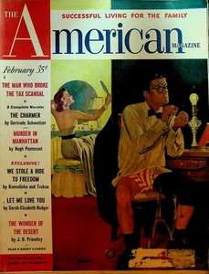 American Magazine February 1952 Hugh Pentecost Gertrude Schweitzer - Picture 1 of 2