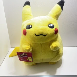 1999 Pokémon Pikachu Hasbro selten groß 16 Zoll Jumbo Plüsch Nintendo mit Etikett - Bild 1 von 17