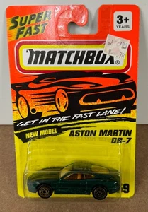 1993 Matchbox Get in the Fast Lane Green Aston Martin DB-7 #59 - New Model - Picture 1 of 1
