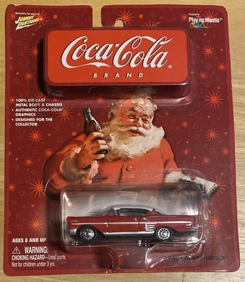 Johnny Lightning 1958 Chevy Impala Coca Cola Santa Christmas Diecast 1/64 - Image 1 of 4