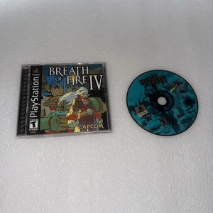 Breath of Fire IV NTSC USA PS1 Sony PlayStation 1 sehr guter Zustand hat Heftklammer Rost + lose Seite - Bild 1 von 24