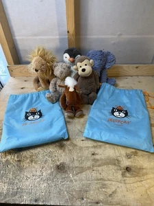 Jellycat Restposten Konvolut 6 Plüschtiere X5 Jellycats X1 Manhattan X2 Tüten - Bild 1 von 24