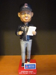 Cleveland Guardians Steven Vogt Bobblehead, Game Day Giveaway 7/19/25 BNIB - Picture 1 of 8