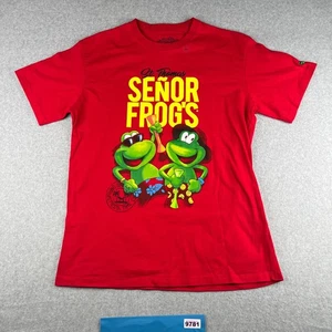 Senor Frogs St Thomas T-Shirt XL rot Grafikdruck Spring Break 2017 - Bild 1 von 11