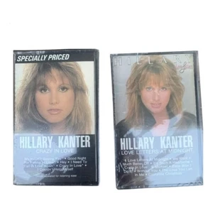 Hillary Kanter Crazy In Love & Love Letters At Midnight SEALED NEW 2 Cassettes - Picture 1 of 8