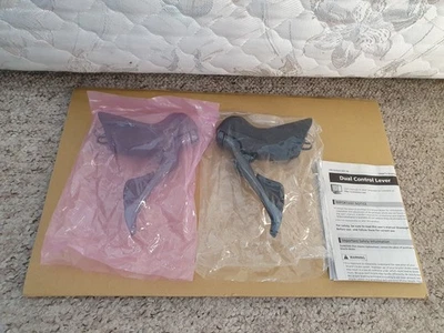 New Shimano Dura Ace ST-R9100 11 speed shifters pair for mechanical rim brakes - Image 1 of 4