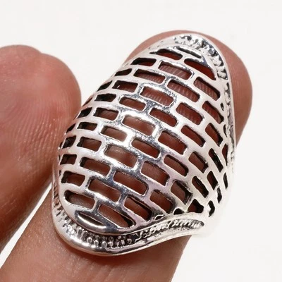 Tribal Bali handgefertigter Ring einzigartiges Design Hochzeitsgeschenk Vinta... - Bild 1 von 4