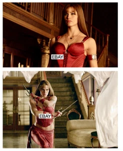 ELEKTRA JENNIFER GARNER DAREDEVIL 2003 MOVIE PHOTOS LOT #1 (2) MARVEL COMICS - Picture 1 of 1