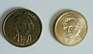 USA Franklin Pierce und John Adams Liberty Dollar Münzen  - Bild 1 von 1