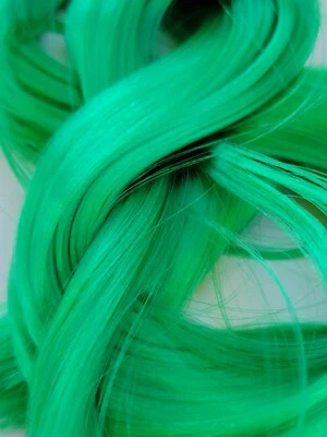 Nylon Doll Hair Emerald Re-Rooting Custom Barbie My little Pony