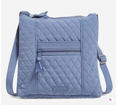 Bolso Bandolera/Cartera VERA BRADLEY Microfibra Grande Hipster Azul Rústico Nuevo con Etiquetas Foto 1 de 4