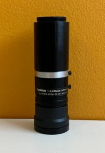 Fujinon HF75A-1B 75 mm, 2/3" Format, Manual Focus / Iris, Imaging Lens. Tested! - Picture 1 of 3