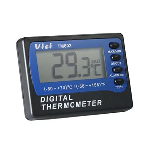 Vici LCD Digital  Temperature Meter Celsius Fahrenheit Degree UK A7K1 - Picture 1 of 11
