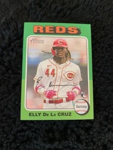 Elly De La Cruz 2024 Topps Heritage Color Swap Variation Rookie SP RC - Picture 1 of 2