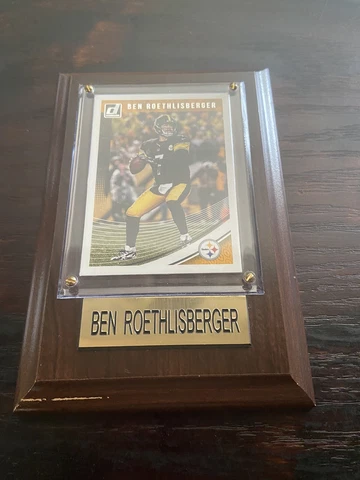 Vintage Ben Roethlisberger Card Plaque 📈￼🔥 Cover