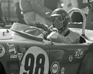 Ken Miles - Race Card Driver "Ford vs Ferrari" - 8x10 B&W Photo