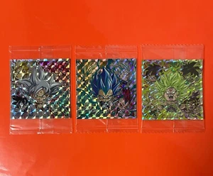 Juego de pegatinas Son Goku Vegeta Broly Dragon Ball Wafer S7-05 y S7-06 y S7-07 EGR - Imagen 1 de 10