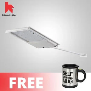 Keimavgear Waterproof Long Handle Solar LED Light Free Self Stirring Mug (Black) - Picture 1 of 1