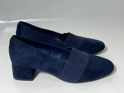 East 5th GRAYSON Women's Size 11 M Block Heel Pumps Navy Blue new - Image 1 of 4