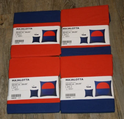 4 Kopfkissenbezug 50x50 cm IKEA Majalotta Kissenbezug Kissenhülle Kissen Bezu - Bild 1 von 4