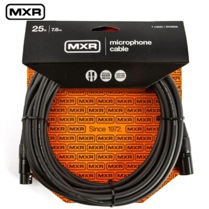 MXR® 25 FT DCM25 24 AWG XLR M to XLR F Microphone Cable Black - Picture 1 of 1