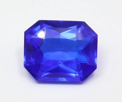 RARE NATURAL 31.20 CT TRANSPARENT ULTRA TOP ROYAL COLOR BLUE SPINEL CEYLON - Image 1 of 4