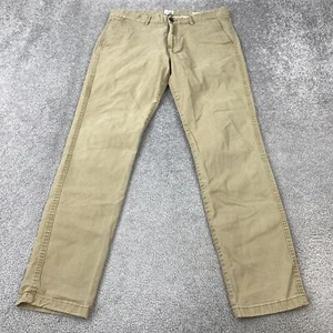 H&M Skinny Fit Stretch Pants Men's 34x31 Beige Casual Comfortable - Picture 1 of 10
