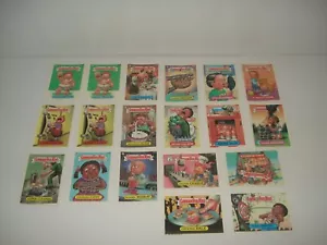 Vintage Garbage Pail Kids Stickers 1987 1988 Free combined shipping Lot of 19 - Picture 1 of 9