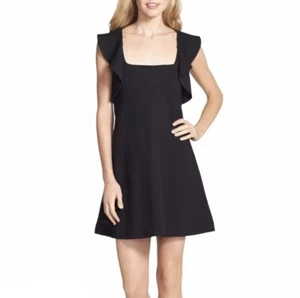 NWT French Connection Ruffle Sleeve Dress - Electric Blue Size 2 MSRP $178 - Picture 1 of 10
