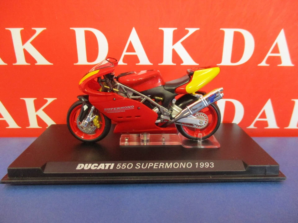 Die cast 1/24 Modellino Moto Ducati 550 Supermono 1993 - Immagine 1 di 4
