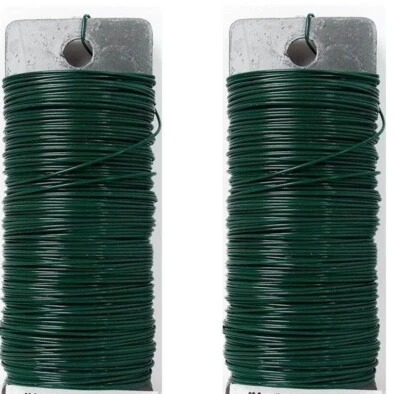 2.. 500 Total Feet Snare Trip Wire Green 26 Gauge Trip Alarm Camping Garden Bean - Image 1 of 4