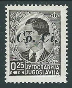 1941 LUBIANA SOPRASTAMPATO CO.CI. 25 P MH * - M62-2 - Picture 1 of 1
