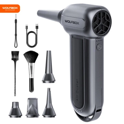 WOLFBOX Electric air Duster 150000RPM Brushless 3 Speed Turbo Fan JetFan for Car - Image 1 of 4