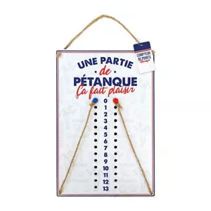 Compteur de points pétanque modèle Une partie de pétanque - Photo 1/1