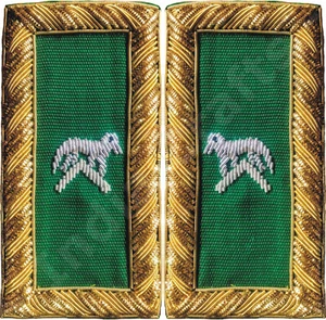 MASONIC KNIGHT TEMPLAR GENERALISSIMO SHOULDER BOARDS PAIR HAND MADE (SB-010) - Picture 1 of 2