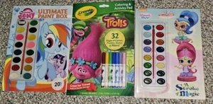 Coloring Books  Lot Of 3 Girls Painting Coloring Fun - Bild 1 von 2