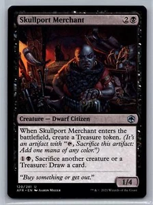 MTG Card Adventures of the Forgotten Realm Skullport Merchant #120 Uncommon AFR - Picture 1 of 2
