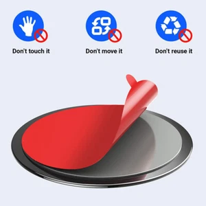 80mm Car Dash Dashboard Adhesive Sticky For Suction Cup Mobile Phone Holder _ou - Bild 1 von 6