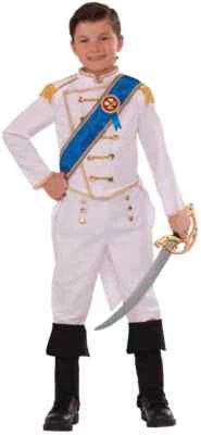 Happily Ever After Prince Fairy Tale Cinderella Fancy Dress Up Halloween Costume - Image 1 of 2