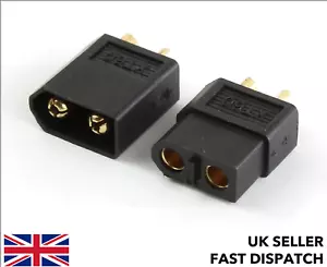 Schwarz XT60 Stecker & Buchse Stecker/Stecker/Buchse 10/5/1/2/3 RC LiPo Akku RC - Bild 1 von 18